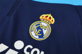 Mens Real Madrid Retro Training Top Royal 2009/10