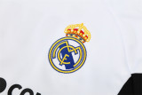 Mens Real Madrid Retro Training Top White 2008/09