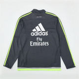 Mens Real Madrid Retro Training Top Grey 2015/16