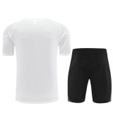 Mens Manchester United Short Training Suit White 2025/26