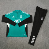 Kids Liverpool Training Suit Green 2025/26