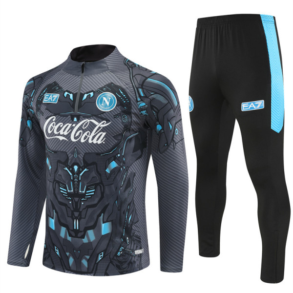 Mens Napoli Training Suit Dark Grey 2025/26