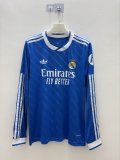Mens Real Madrid Third Jersey Long Sleeve 2025/26