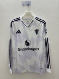Mens Manchester United  Away Jersey Long Sleeve 2025/26