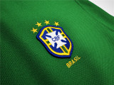 Mens Brazil Retro Goalkeeper Green Jersey 1998