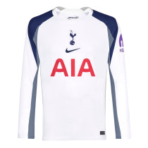 Mens Tottenham Hotspur Home Jersey Long Sleeve 2025/26