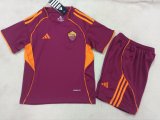 Kids Roma Home Jersey 2025/26