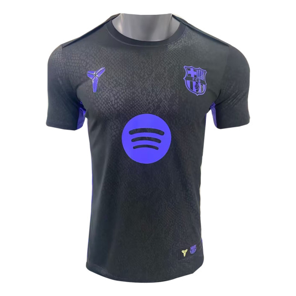 Mens Barcelona Pre-Match Training Black Jersey 2025/26