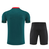 Mens AC Milan Short Training Suit Green 2025/26