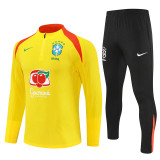 Mens Brazil Training Suit Yellow 2025