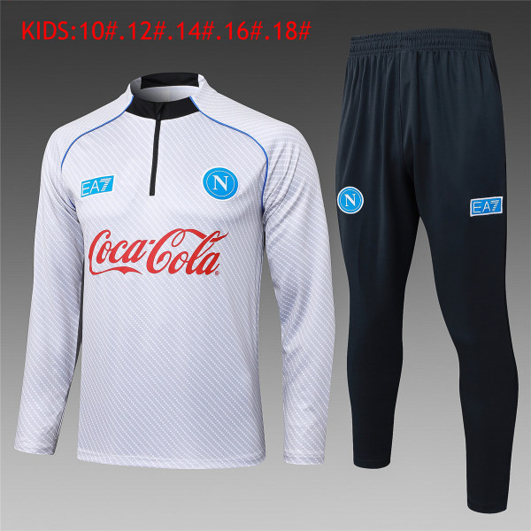 Kids Napoli Training Suit White 2025/26