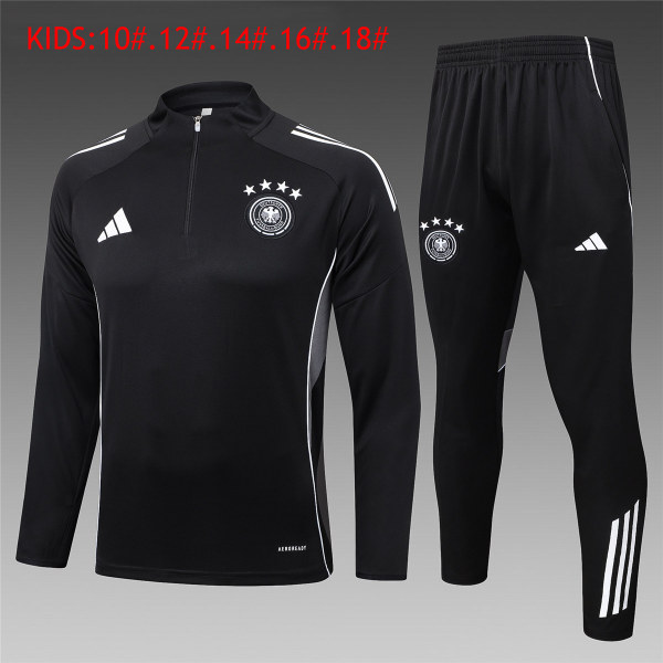 Kids Germany Training Suit Black 2025