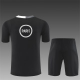 Kids PSG Short Training Suit Black 2025/26