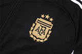 Mens Argentina Jacket + Pants Training Suit Black 2025