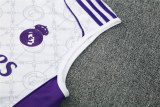 Mens Real Madrid Singlet Suit White 2025/26