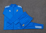 Kids Real Madrid Jacket + Pants Training Suit Blue 2025/26