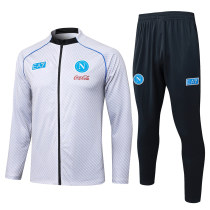 Mens Napoli Jacket + Pants Training Suit White 2025/26
