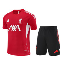 Mens Liverpool Short Training Suit Red 2025/26