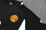 Mens Manchester United Retro Training Top Black 2002/03