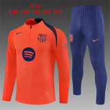Kids Barcelona Training Suit Orange 2025/26