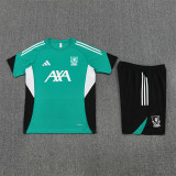 Mens Liverpool Short Training Suit Green 2025/26