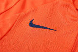 Mens Barcelona Training Suit Orange 2025/26