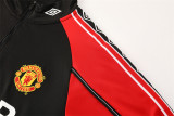 Mens Manchester United Retro Training Top Black 1998/99