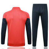 Mens Bayern Munich Jacket + Pants Training Suit Orange 2025/26