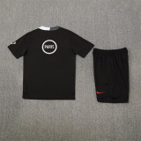 Mens PSG Short Training Suit Black 2025/26