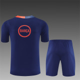 Kids Barcelona Short Training Suit Royal 2025/26
