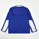 Mens Brazil Retro Training Top Blue 2002
