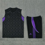Mens Real Madrid Singlet Suit Black 2025/26