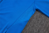 Mens Real Madrid Jacket + Pants Training Suit Blue 2025/26
