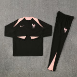 Kids France Training Suit Black 2025
