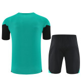 Mens Liverpool Short Training Suit Green 2025/26