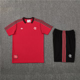 Mens Flamengo Short Training Suit Red 2025/26