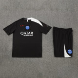 Mens PSG Short Training Suit Black 2025/26