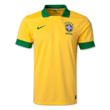 Mens Brazil Retro Home Jersey 2013