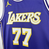 Mens Los Angeles Lakers Puple 2025/26 Swingman Jersey - Statement Edition