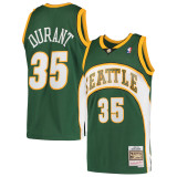 Mens Seattle SuperSonics Kevin Durant Mitchell & Ness 2007-08 Green Hardwood Classics Swingman Jersey