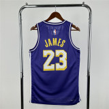 Mens Los Angeles Lakers Puple 2025/26 Swingman Jersey - Statement Edition