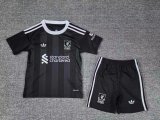 Kids Liverpool Goalkeeper Black Jersey 2025/26