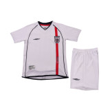 Kids Retro England Home Jersey 2002