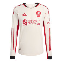 Mens Liverpool Away Authentic Jersey Long Sleeve 2025/26 - Match