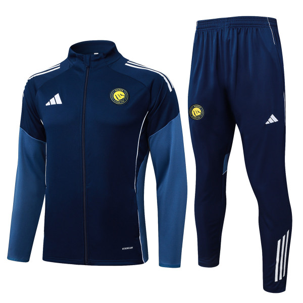 Mens Riyadh Al-Nassr Jacket + Pants Training Suit Royal 2025/26