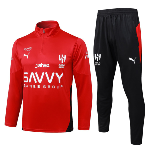 Mens Al-Hilal Training Suit Red 2025/26