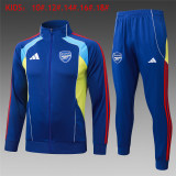 Kids Arsenal Jacket + Pants Training Suit Blue 2025/26