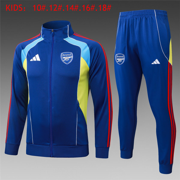 Kids Arsenal Jacket + Pants Training Suit Blue 2025/26