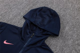 Mens Barcelona Hoodie Jacket + Pants Training Suit Royal 2025/26