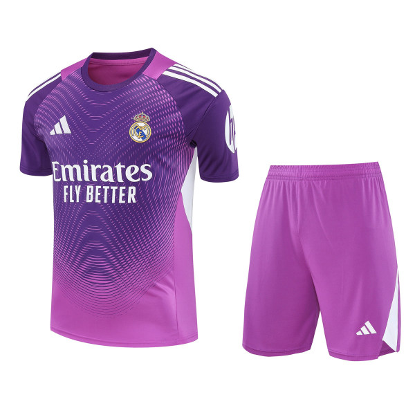 Mens Real Madrid Goalkeeper Kit Purple 2025/26